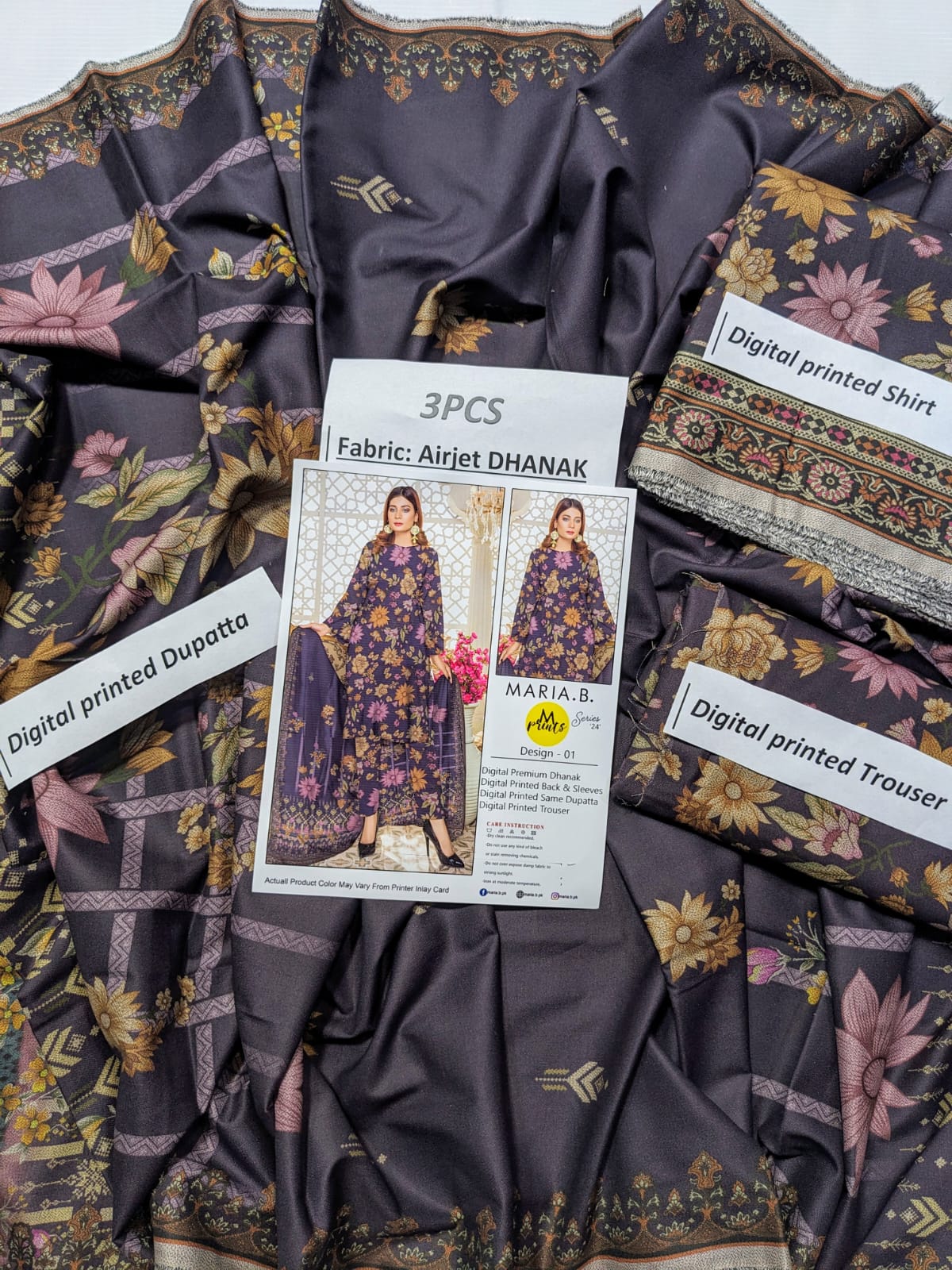 Ladis  Dress Maria.B Danakh