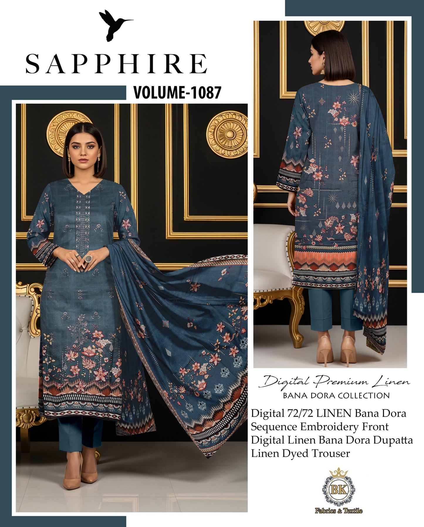 Ladis  Dress  Sapphirs